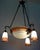 Antique Art Nouveau 4-Light Chandelier from Müller Freres Luneville, 1930s For Sale - Image 17 of 18