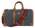 Gucci Denim Gg Supreme Canvas and Brown Leather Duffle Bag, Spring/Summer 2022. For Sale
