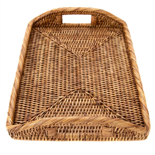 Artifacts Rattan Rectangular Tray Chairish