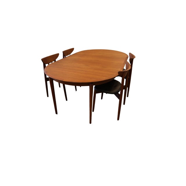Round Teak Dining Table with Two Extension Leaves from Svend Aage Madsen, 1960s For Sale - Image 11 of 18