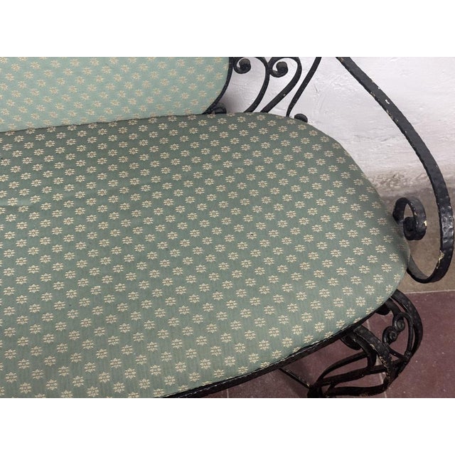 Wrought Iron Sofa attributed to Pierluigi Colli For Sale - Image 13 of 18