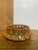 Mid 20th Century Italian Alvino Bagni Sea Garden Ceramic Ashtray/Catchall Dish in Burnt Orange