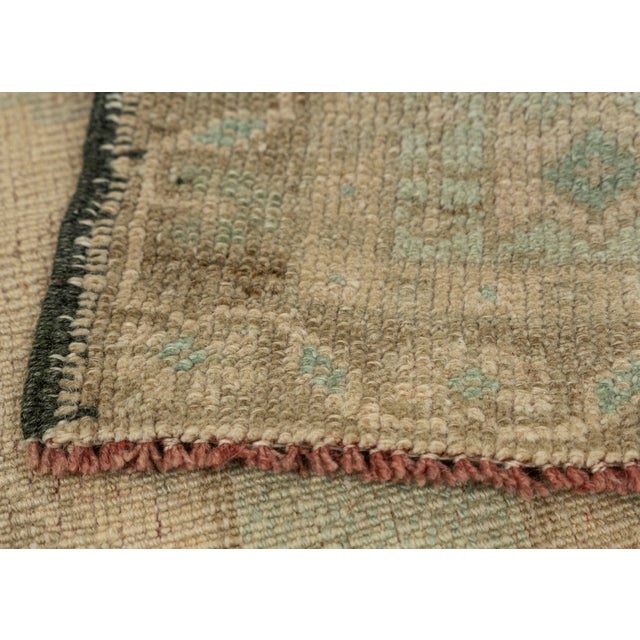 Turkish Mini Rug Oriental Hand Knotted Vintage Rug 1'9" x 3' #21087 For Sale In Houston - Image 6 of 8