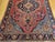 Vintage Persian Sarouk Area Rug, Hand-Knotted Wool, Floral Medallion, 3x5, Red & Turquoise For Sale - Image 11 of 14