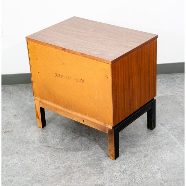 Mid Century Modern Nightstand End Side Table Dixie Drawer Vintage Walnut Danish For Sale In Sacramento - Image 6 of 10