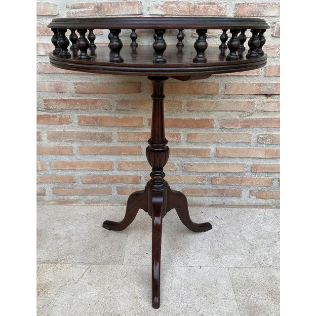 Mid-Century Wood Side Table or Jardinière, 1940s For Sale - Image 4 of 9