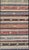 Measures: 2'8 x 10'7 Turkish Vintage Kilim Striped Runner with Tribal Motifs in Copper and Greens. Keivan Woven Arts / rug...
