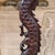 Gemstone Vintage Chinese Chinoiserie Hand-Carved Hardwood Floor Lamp For Sale - Image 7 of 8