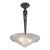 French Art Deco Chandelier by Verreries Des Hanots - 1930 France For Sale