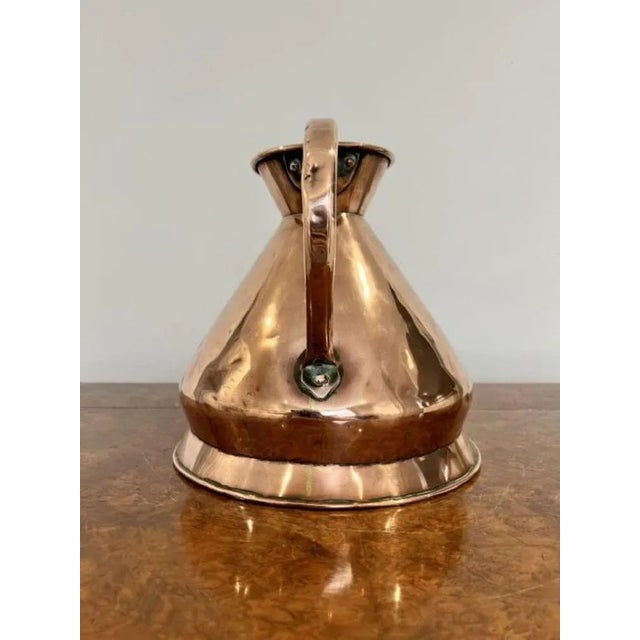 Antique George III Copper Jug, 1800 For Sale - Image 4 of 5
