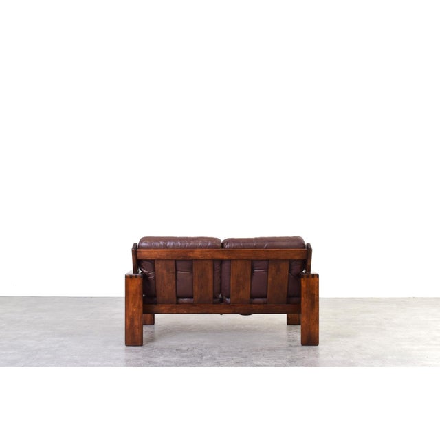 Brown Brutalist Bonanza Sofa by Esko Pajamies for Asko, 1960s. For Sale - Image 8 of 16