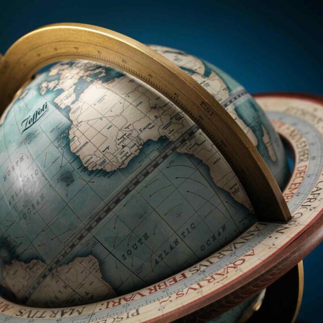 Contemporary Cassini Globe by Zoffoli Mappamondi For Sale - Image 3 of 7