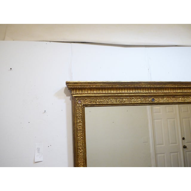 Antique Renaissance Style Carved Mirror For Sale - Image 4 of 5
