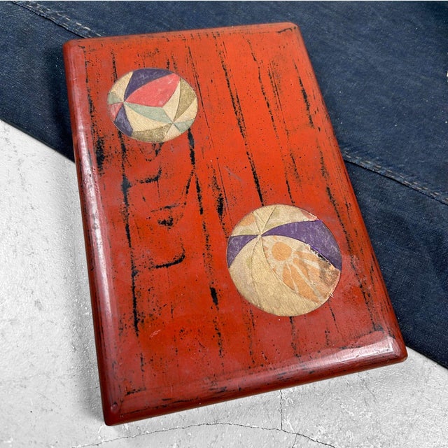 Black Vintage Japanese Writing Box, 1950s For Sale - Image 8 of 12