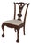 Carved Mahogany Chippendale Style Chair W. Claw Feet For Sale