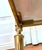 Italian Art Nouveau Style Side Table in Carrara Marble and Brass, 1970s For Sale - Image 6 of 8