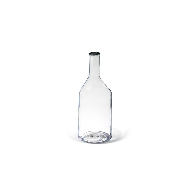 Torri' Jug by Zaven for Atipico in transparent glass. This piece comes in 2 sizes, 14xh25cm or 12.5xh32cm. Signed by...