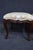 Henredon Pair of Henredon French Style Cherry Footstools For Sale - Image 4 of 13