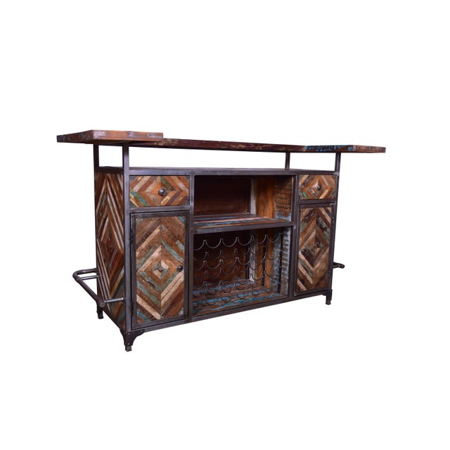 Brown Javier Home Bar Counter Chairish