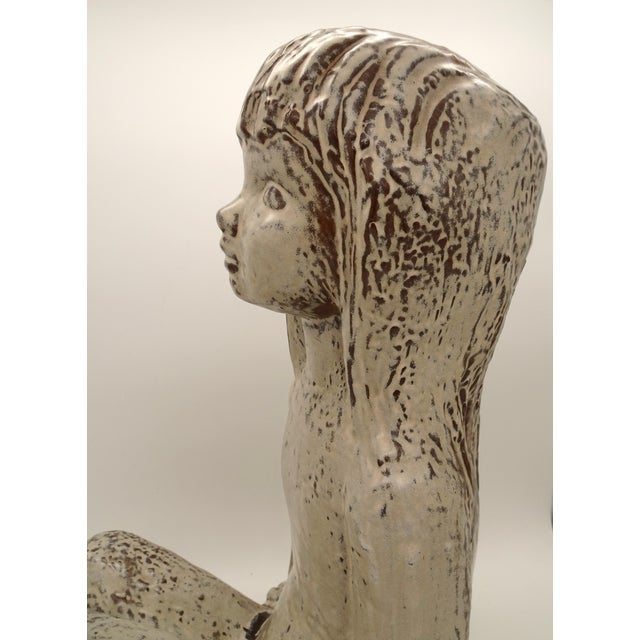 Large Mid-Century Belgian Ceramic Figurine from Emiel Laksakris, 1960s For Sale - Image 9 of 15