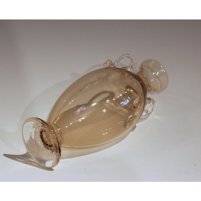 1920s 1920s Vittorio Zecchin for Cappellin & Venini Murano Glass Vase For Sale - Image 5 of 11