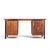 Wood Erik Worts Style Mid Century Danish Rosewood and Brass Executive Desk For Sale - Image 7 of 8