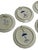 Ceramic Vintage Hand-Painted Floral Miniature Wall Plates from Royal Delft, 1970s, Set of 7 For Sale - Image 7 of 10