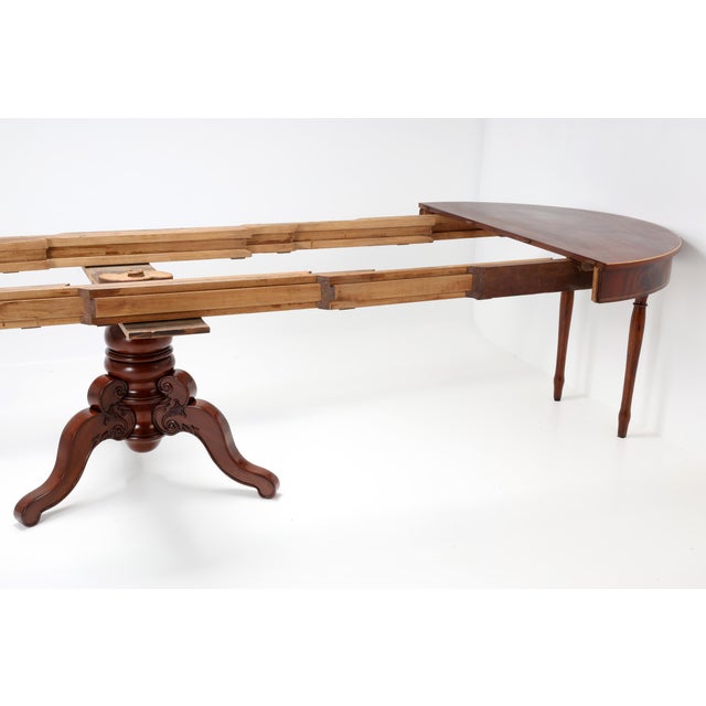 Wood Antique German Biedermeier Extending Dining Table, 1830 For Sale - Image 7 of 18