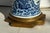 19c. Chinese Blue and White Lamp With Custom Shade For Sale - Image 10 of 18
