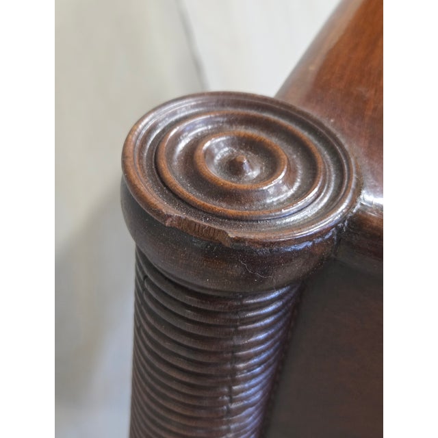 Antique Mahogany Federal Style Nightstands With Interior Slant Desk - A Pair For Sale - Image 18 of 18