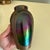 Vintage Bohemian Art Glass Vase With Copper Overlay For Sale - Image 9 of 9