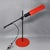 Black Red Table Lamp from Veneta Lumi, Italy, 1970s For Sale - Image 8 of 8