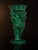 Green Art Deco Malachite Glass Vase by František Pazourek, Former Czechoslovakia, 1930s For Sale - Image 8 of 8