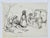 Paul Gavarni, Modern Figures Drawing, 19th Century, Ink For Sale - Image 3 of 3