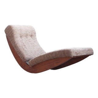 Mid Century Upholstered Lounge Chair in the Style of Adrian Pearsall For Sale
