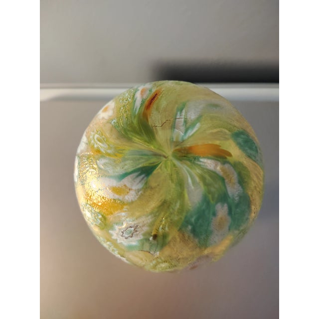 Italian Green Murano Vase For Sale - Image 14 of 17