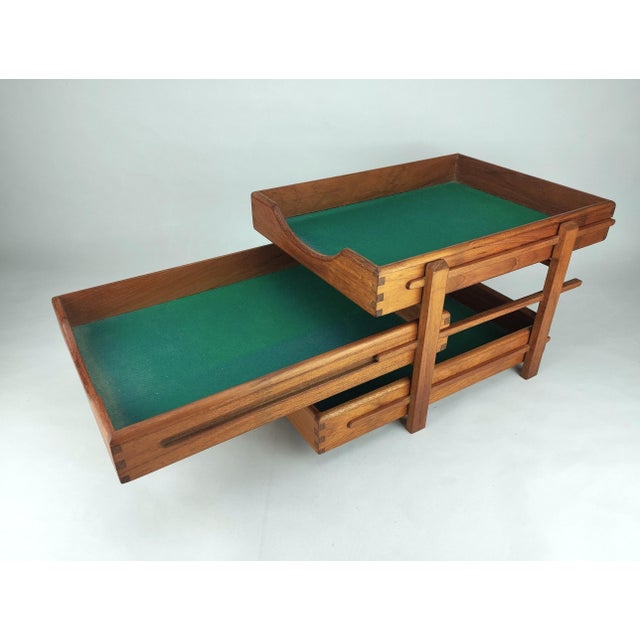 Mid-Century Modern Danish Desk Tray in Teak, 1950s For Sale - Image 6 of 18