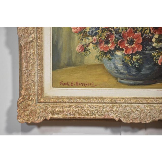 Still Life of Flowers, 1920s-1940s, Oil on Canvas, Framed For Sale - Image 6 of 8