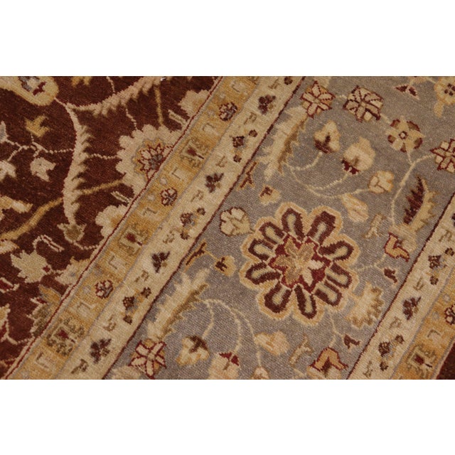 Textile Shabby Chic Brown/Gray Wool Rug - 8'11'' X 11'11'' For Sale - Image 7 of 10