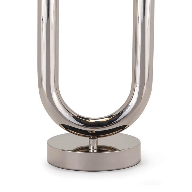 Regina Andrew Happy Steel Table Lamp, Polished Nickel For Sale - Image 4 of 6