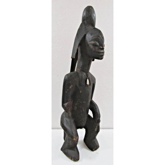 Antique African Mumuye Iagalagana Jagana Seated Figure Sculpture From Nigeria For Sale - Image 9 of 12