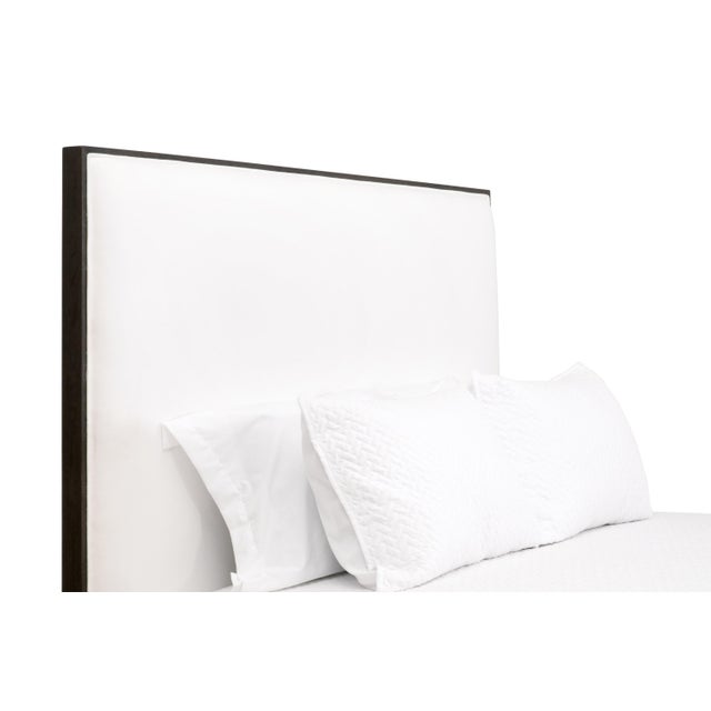 Tailor Cal King Bed, LiveSmart Peyton-Pearl For Sale - Image 4 of 12