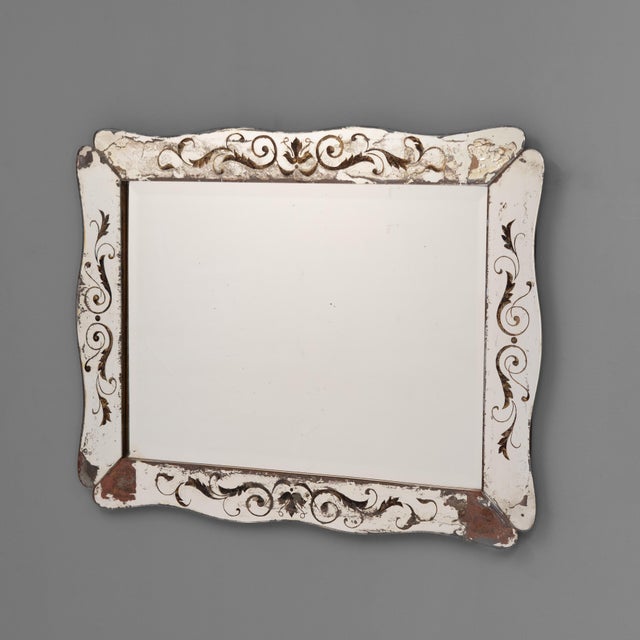 Venetian Wall Mirror, 1930 For Sale - Image 6 of 6