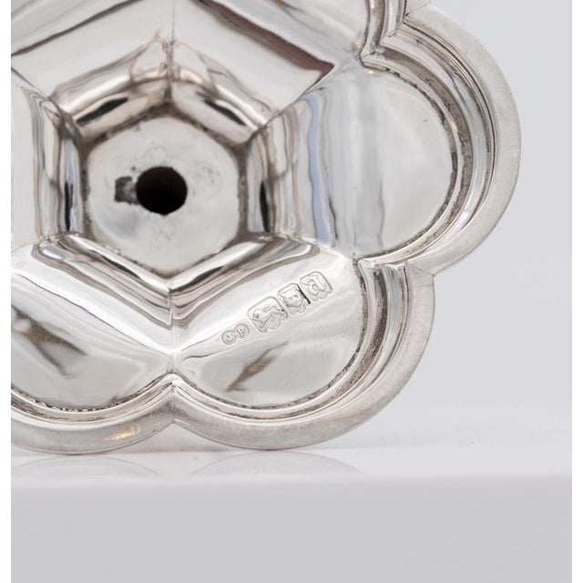 Silver Edward VII Sterling Silver Chalice by John Faucherre, London, 1916 For Sale - Image 8 of 10