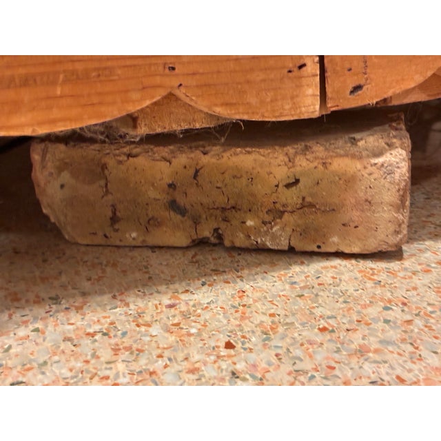 Early 20th Century Antique Solid Pine Double Dresser For Sale - Image 5 of 8