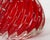 Red Bullicante Murano Glass Table Lamps by Archimede Seguso, 1960s, Set of 2 For Sale - Image 4 of 5