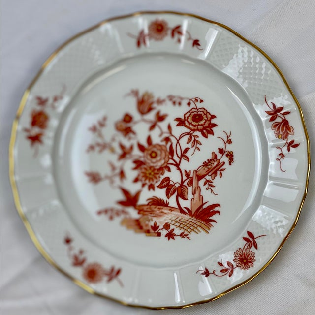Vintage Bernardaud Zinnias Orange & Gold Dinnerware Set of 32 Chairish