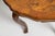 Biedermeier Burl Walnut Side Table For Sale - Image 4 of 7