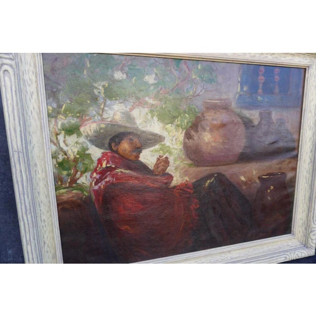 All in a Day's Work - Oil on Canvas 1920s For Sale - Image 4 of 8