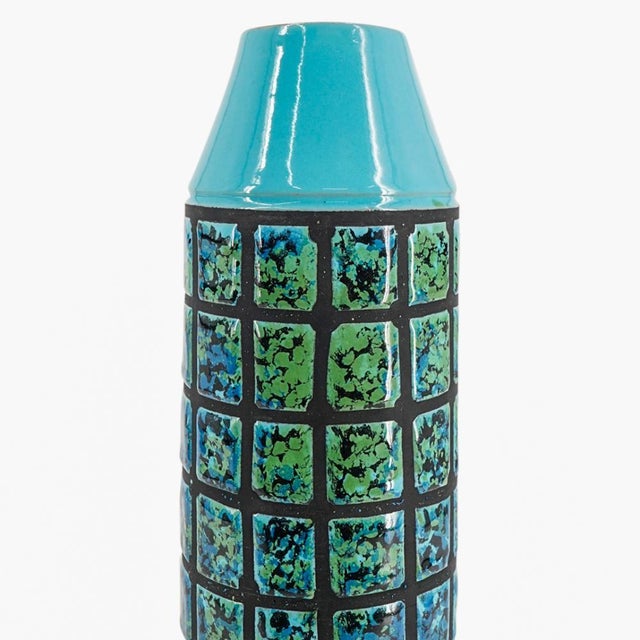 Raymor Import 1960s Tall Vase by Aldo Londi for Bitossi Ceramiche and Raymor For Sale - Image 4 of 6